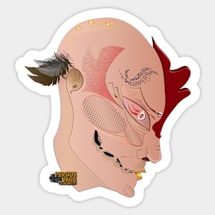 Persius Vagg - the mutants of - Rooster Sticker
